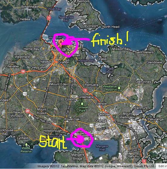 Then realised the thick pink lines in that image covered evidence of water on both sides so used all my skills to create yet another masterpiece.