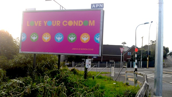 Random running commute scene one. NZ billboards are kind of cool.